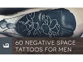 60 Negative Space Tattoos For Men