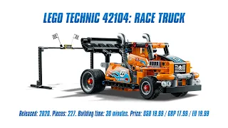 LEGO Technic 42104: Race Truck: Speed Build & Review [4K]