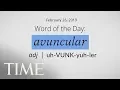 Word Of The Day AVUNCULAR Merriam-Webster Word Of The Day TIME
