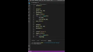 Creating instagram logo using python turtle graphics