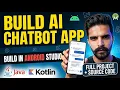 Build AI Chatbot App in Android Studio using Gemini API Tutorial Source Code