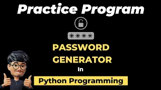 Coding a Random Password Generator using Python ASMR Programming - No Talking