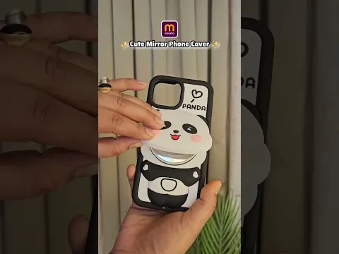 Viral panda phone cover 👀#review #meeshofinds #viral #phonecover #unboxing #trendingnow