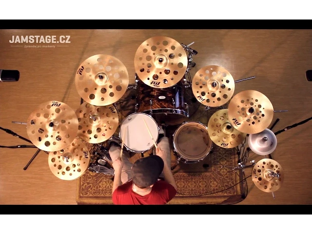 Kit de Pratos Paiste PSTX DJs 45 Set PSTX DJSET com Chimbal 12