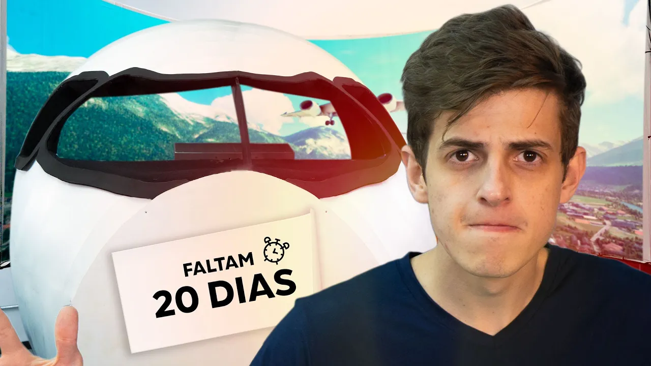 QUANDO E COMO VOU TERMINAR ESSE AVIÃO?