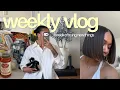 a week of trying new things cooking new meal bob cut mental health chat more weekly vlog