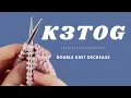 K3TOG Tutorial How to Knit 3 Stitches Together Double Decrease
