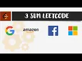 3Sum Leetcode 15 3Sum Python O N 2 Solution
