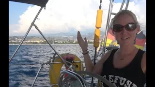 Passing the Strait of Messina to Stromboli volcano –  EP 59 Sailing Seatramp