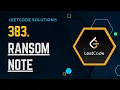 LEETCODE 383 Ransom Note Complete JAVA Solution
