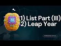 Learn Python Lists in Detail Leap Year Program Urdu Hindi Tutorial