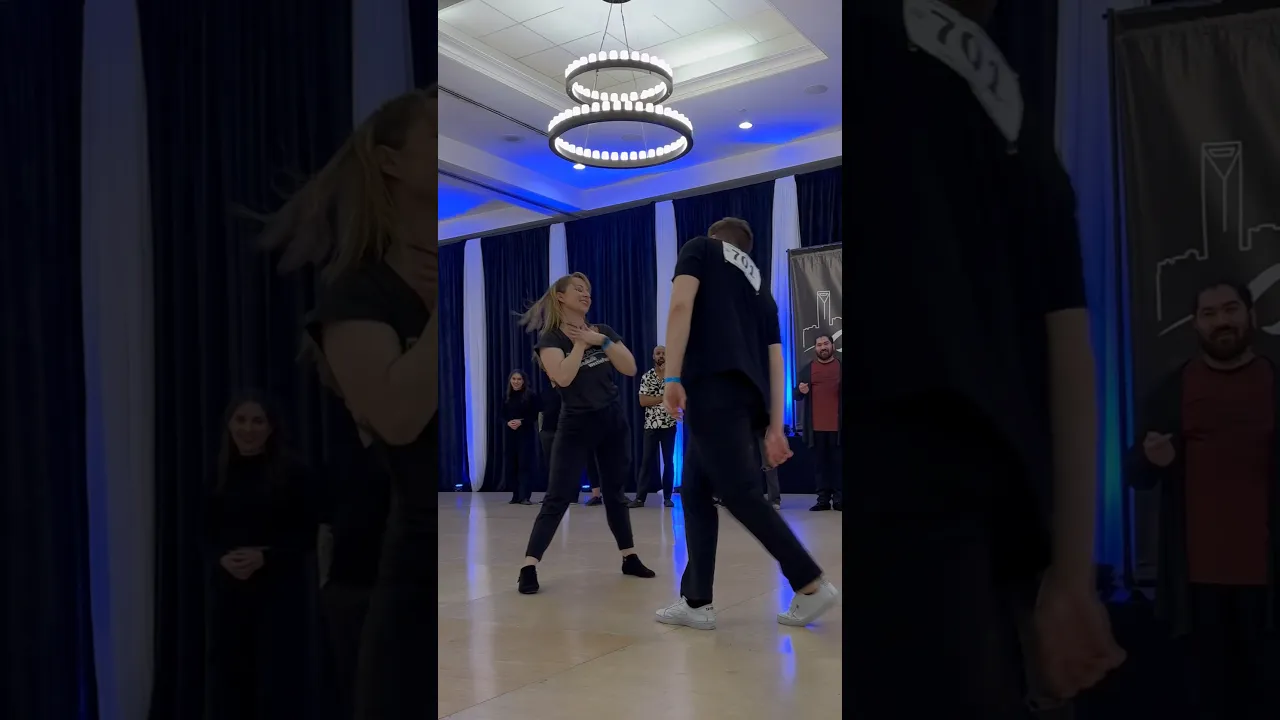 Dancing with a WITCH 🧙💃 | Part 2 | #westcoastswing #improv #competition #dance