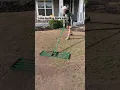 Smooth your BUMPY lawn easily with this lawn leveling rake