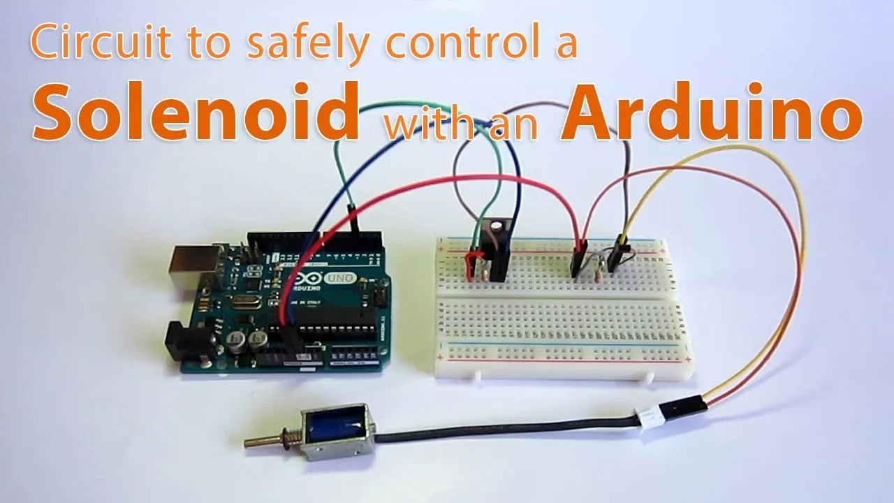How to Build a Kickback Diode Circuit to Control a Solenoid with Arduino
