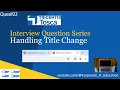 Crack the Code TOSCA Interview Question Real-Time Scenario-Based Insights