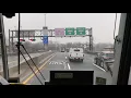 NJ Transit 60fps Riding MCI D4500 7430 on Route 320 North Bergen to Port Authority 19