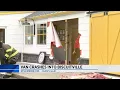 Van crashes into Biscuitville