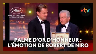 Standing ovation pour Robert De Niro, Palme d'Or d'Honneur à #Cannes2025