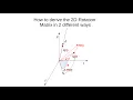 Rotation Matrices using Euler s equations