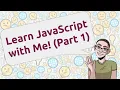 Livestream Learn JavaScript with me Part 1