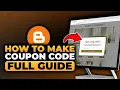 How To Make Coupon Code Website in Blogger 100 WORKS NO Yapping To The Point EASY