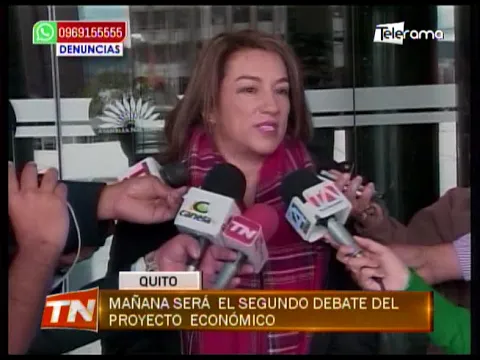Mañana será el segundo debate del proyecto económico