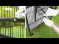 VIVOHOME 72 Inch Large Bird Cage Playtop Wrought Iron Flight Cage