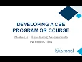 CBE KCC Developer Training Module 4 Introduction