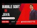 Bubble Sort Program in Java Bubble Sort in Data Structure ICSE Computer Class 10 and 12th