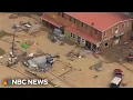 Aerial shows Helene s devastation in Canton N C