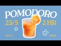 pomodoro focus timer cozy cafe music study with me