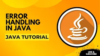 Error Handling in Java Java Explained for Beginners 2025