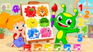 Groovy apprend les COULEURS et les NOMBRES 🌈🔢 | Compilation éducative