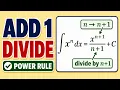 Integration Power Rule Is Easier Than You Think
