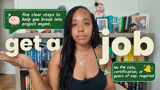 How to Get a Project Manager Job with No Experience Step-by-Step Guide