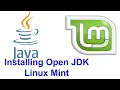 how to install Open JDK linux Mint