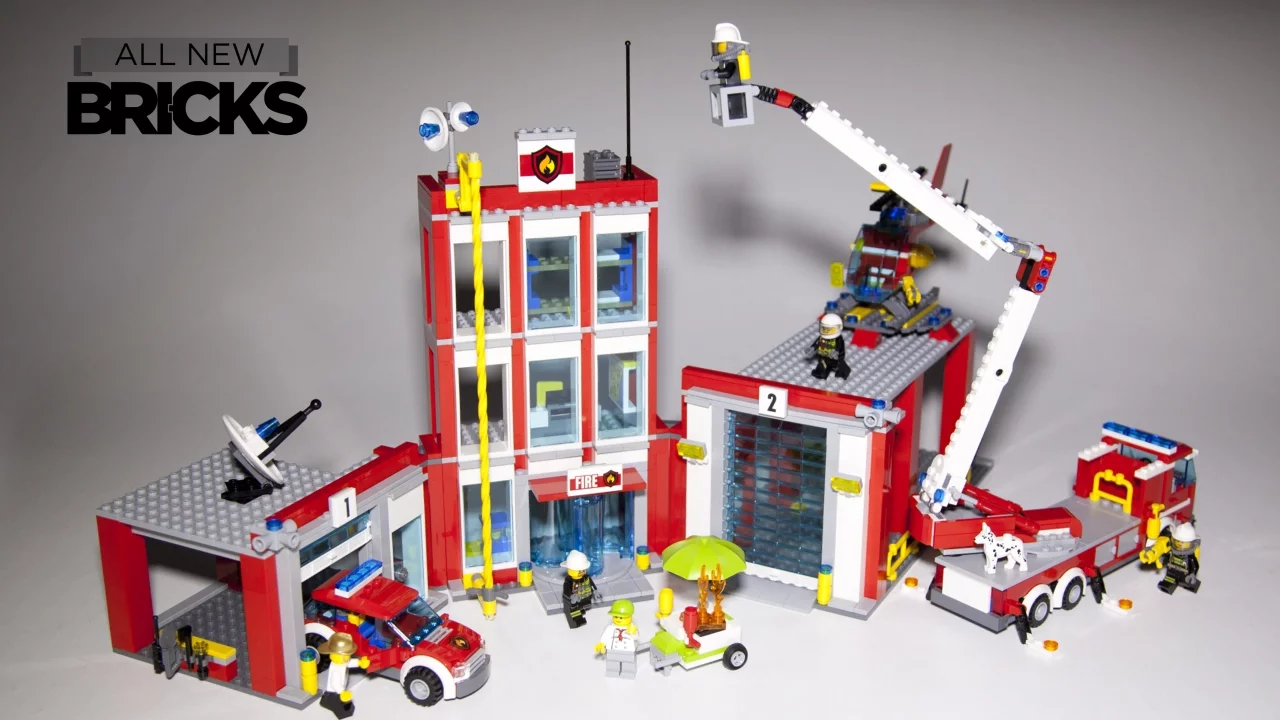 Lego City Fire Trucks Compilation of all Sets 2005 - 2016 - Lego Speed Build Review