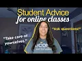 Tips for Online Classes for Freshmen from UConn Students UConn CLAS