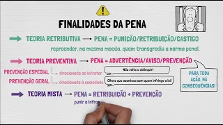 TEORIA GERAL DA PENA | Direito Penal | Disposições Gerais | Aula 01