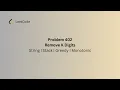 Remove K Digits using Java LeetCode Problme 402 Problem of the day String Stack Greedy