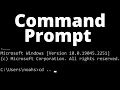 Windows Command Prompt Basic Commands