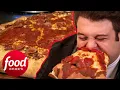 Adam Smothers His Face On A 14 Lb Deep Pizza Man V Food The Carnivore Chronicles