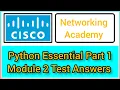 Cisco python Essential part 1 Module 2 answers