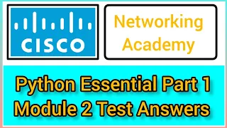 Cisco python Essential part 1 Module 2 answers