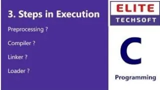 3 Steps in C Program Execution