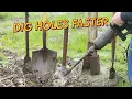 How to Dig a Perfect Post Hole Fast Pro tips