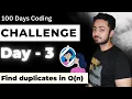 Find Duplicates in Array Leetcode - 442 Coding Challenge By Hariom