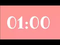 1 Minute Timer Pink Countdown Timer