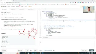 Happy Number Solution LeetCode 202 Floyd Cycle Algorithm Easy Rohan Haldiya