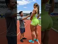 Download Lagu The tall woman shows her flexibility 😱😳 #tallwoman #tallgirl #trackandfield #athlete